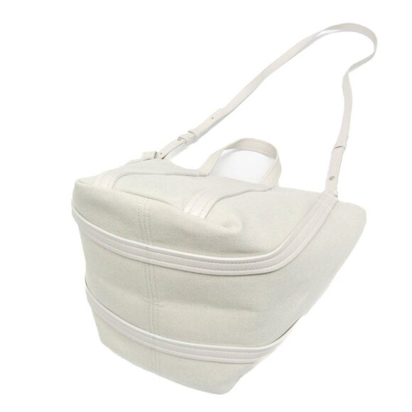 BALENCIAGA White Leather Shoulder Bag - Picture 2 of 11